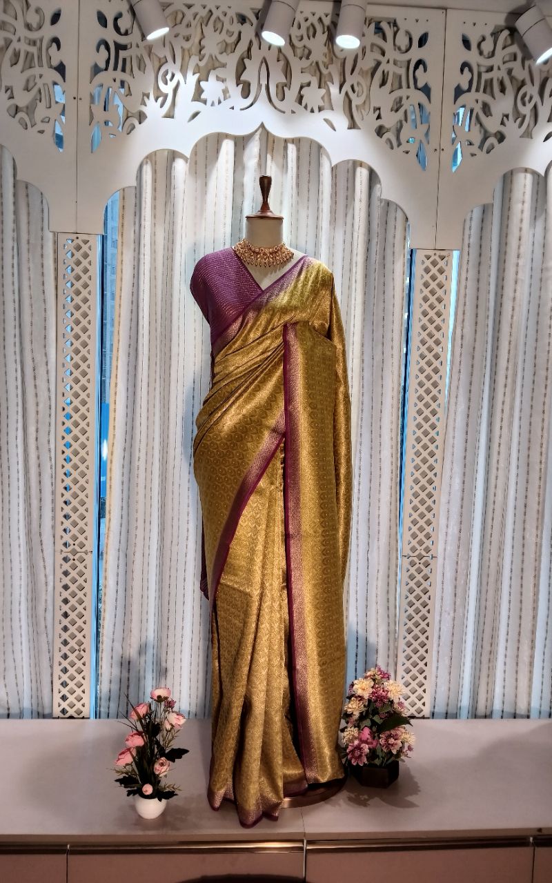 Banarasi Pure chanderi silk full weaving, view 3
