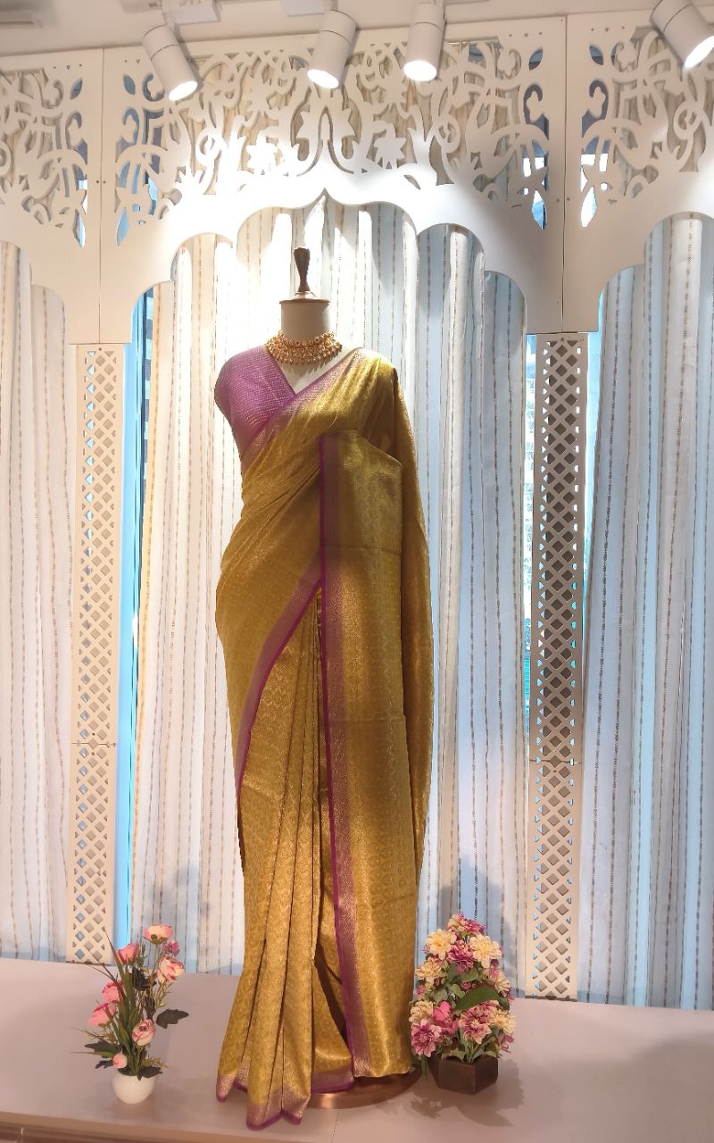 Banarasi Pure chanderi silk full weaving, view 6