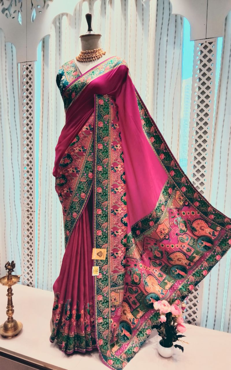 Dulha Silk Designer Saree view 4