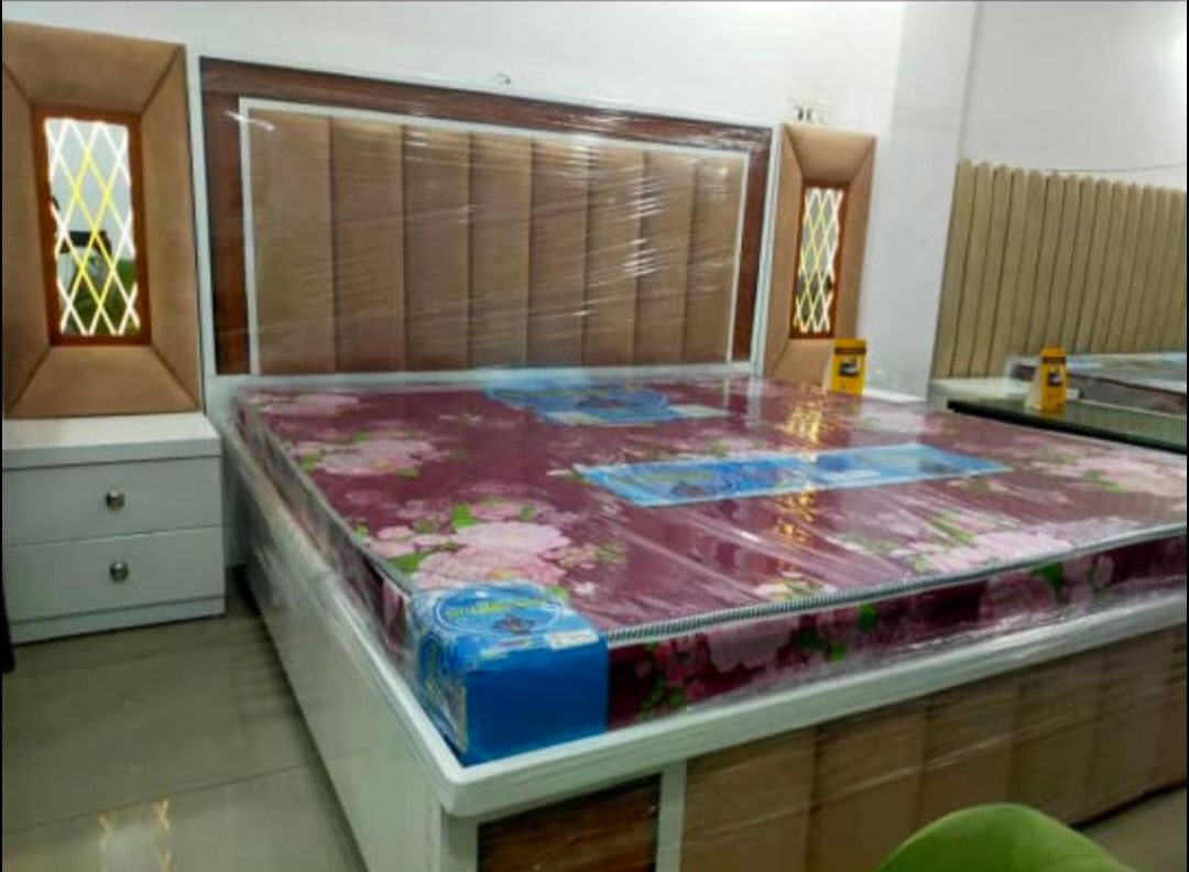 Wooden Bed with Storage view 3