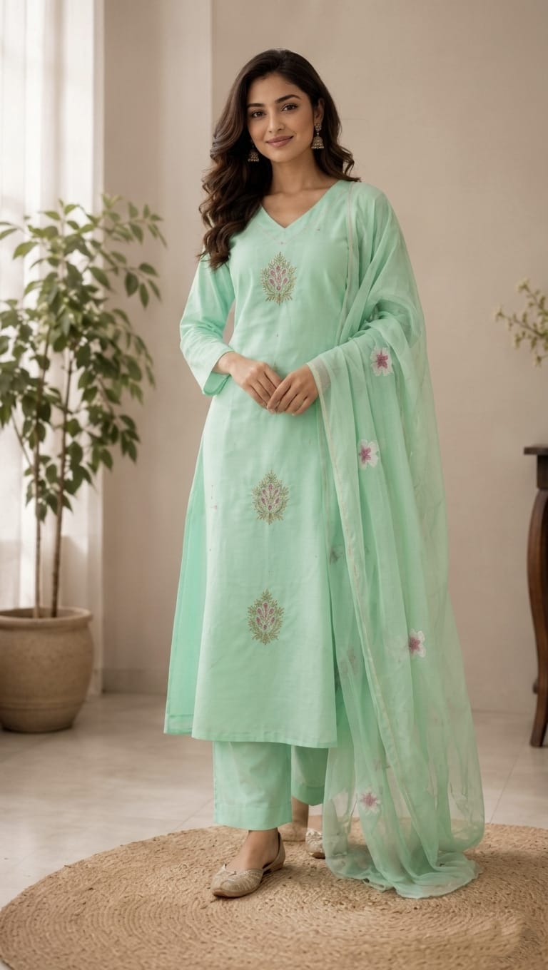 Pistachio Suit Set view 4