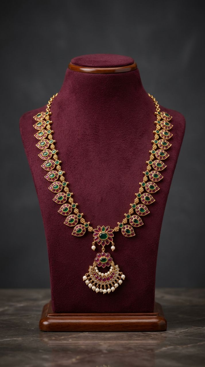 Traditional Gold Jewelry Set view 2