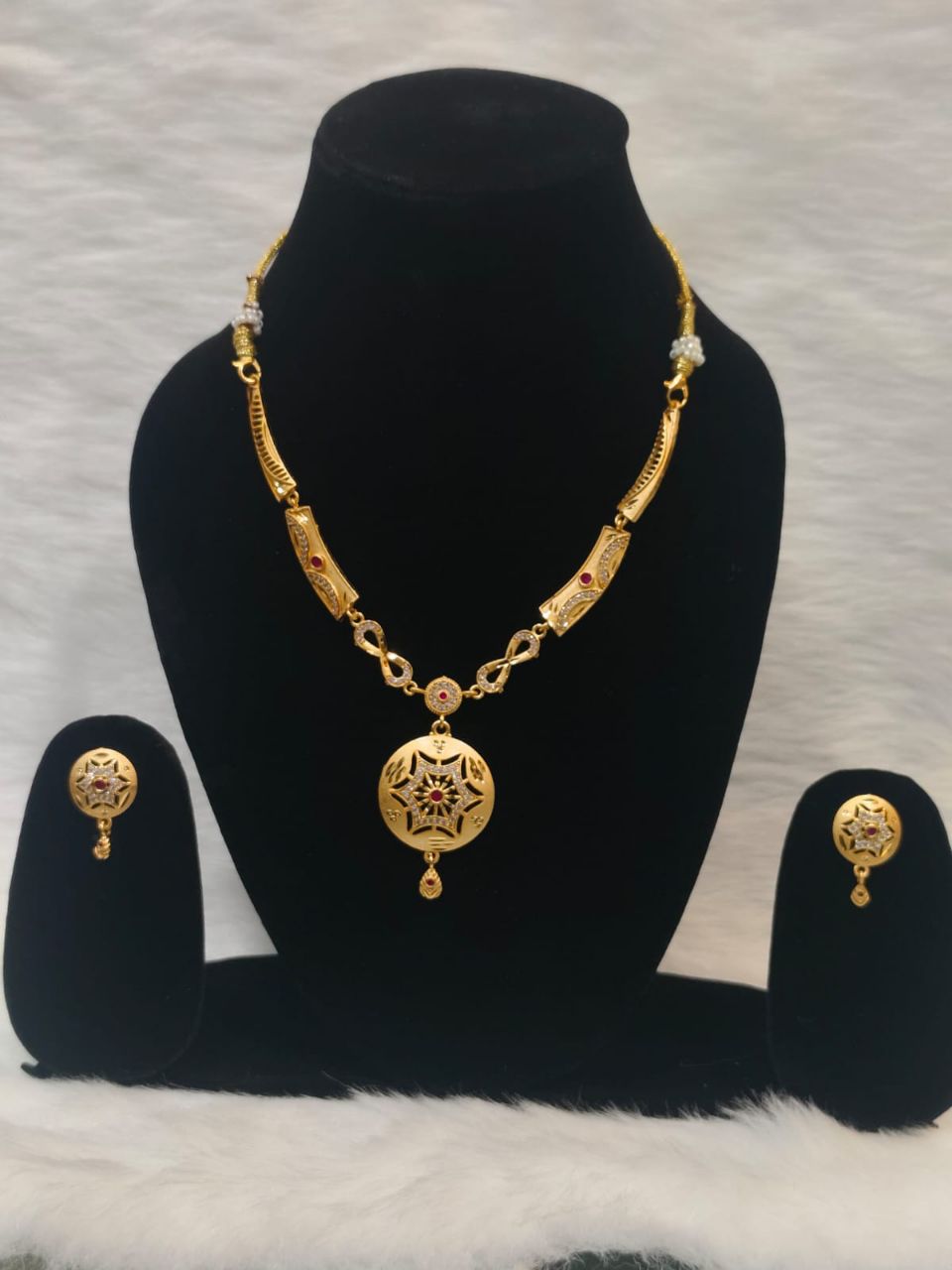 Gold Plated Necklace Set view 2