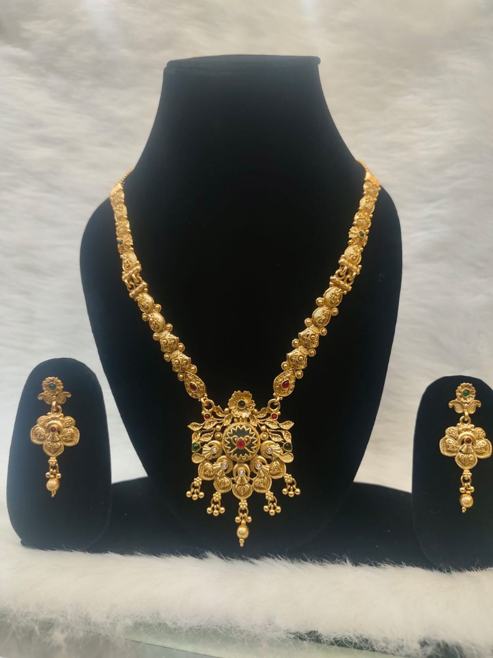 Gold Plated Necklace Set 3 view 2