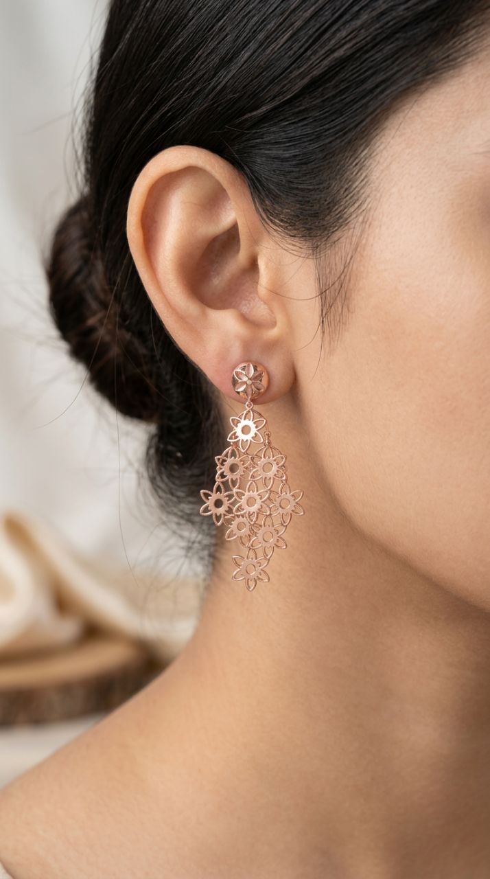 Floral Drop Earrings