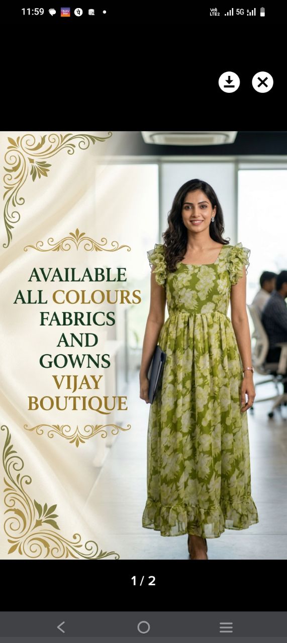 Floral Gown