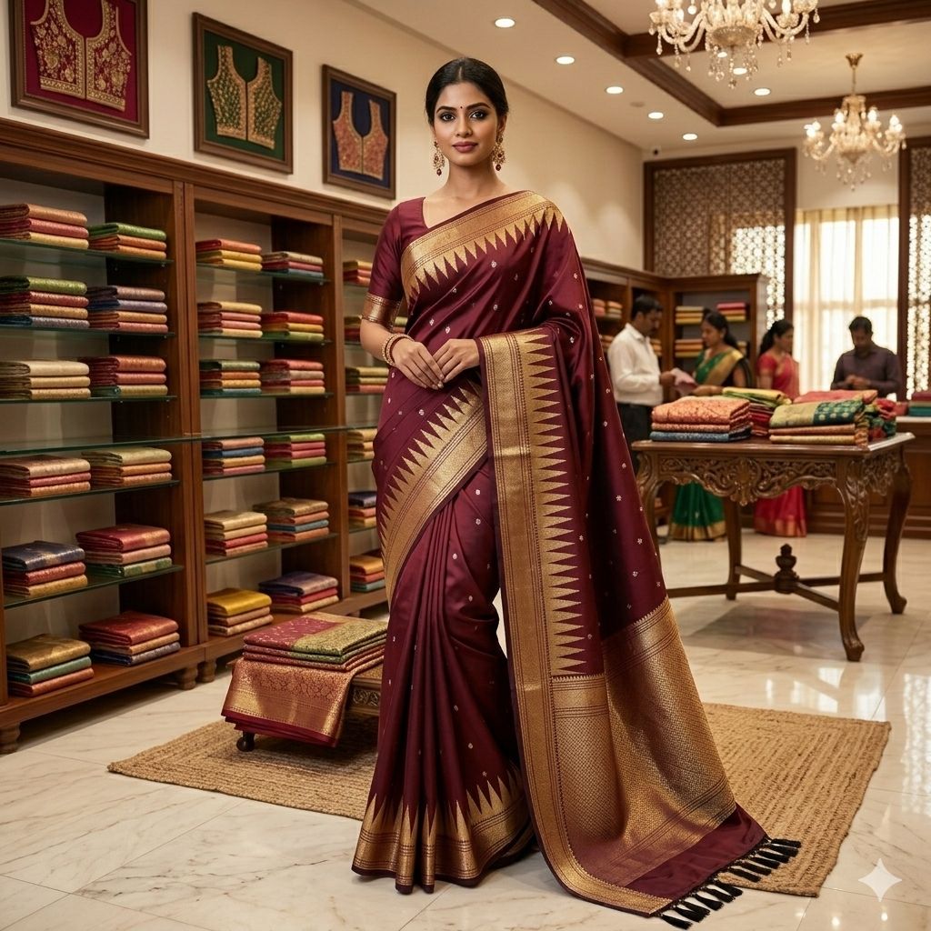 SOFT SILK TEMPLE BORDER