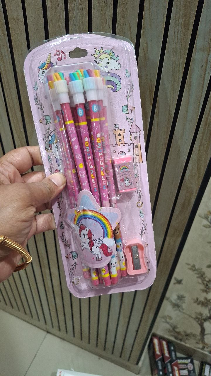 Unicorn Stationery Set view 2