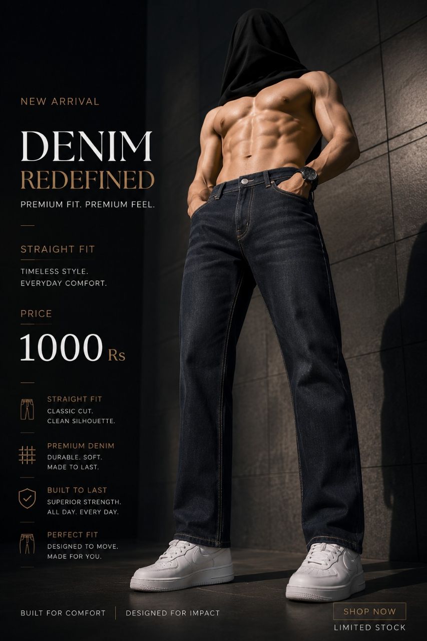 Denim Redefined Straight Fit Jeans view 2