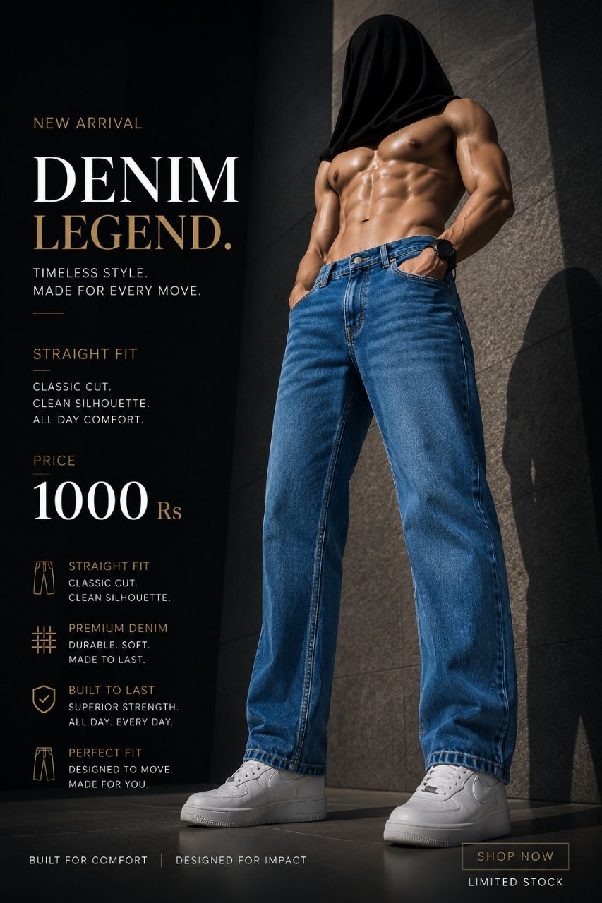 Denim Legend Straight Fit Jeans view 2