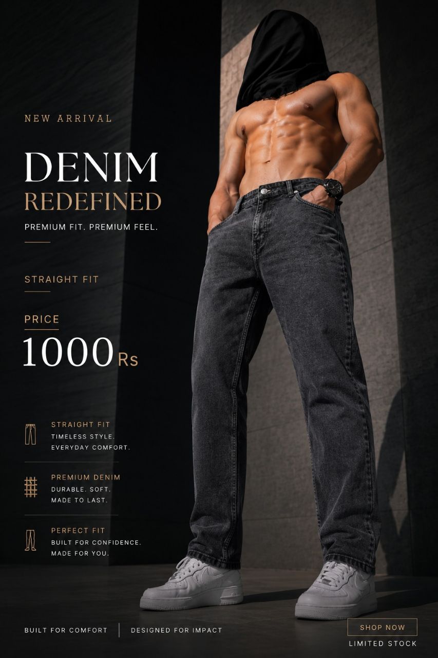 Denim Redefined Straight Fit Jeans view 2