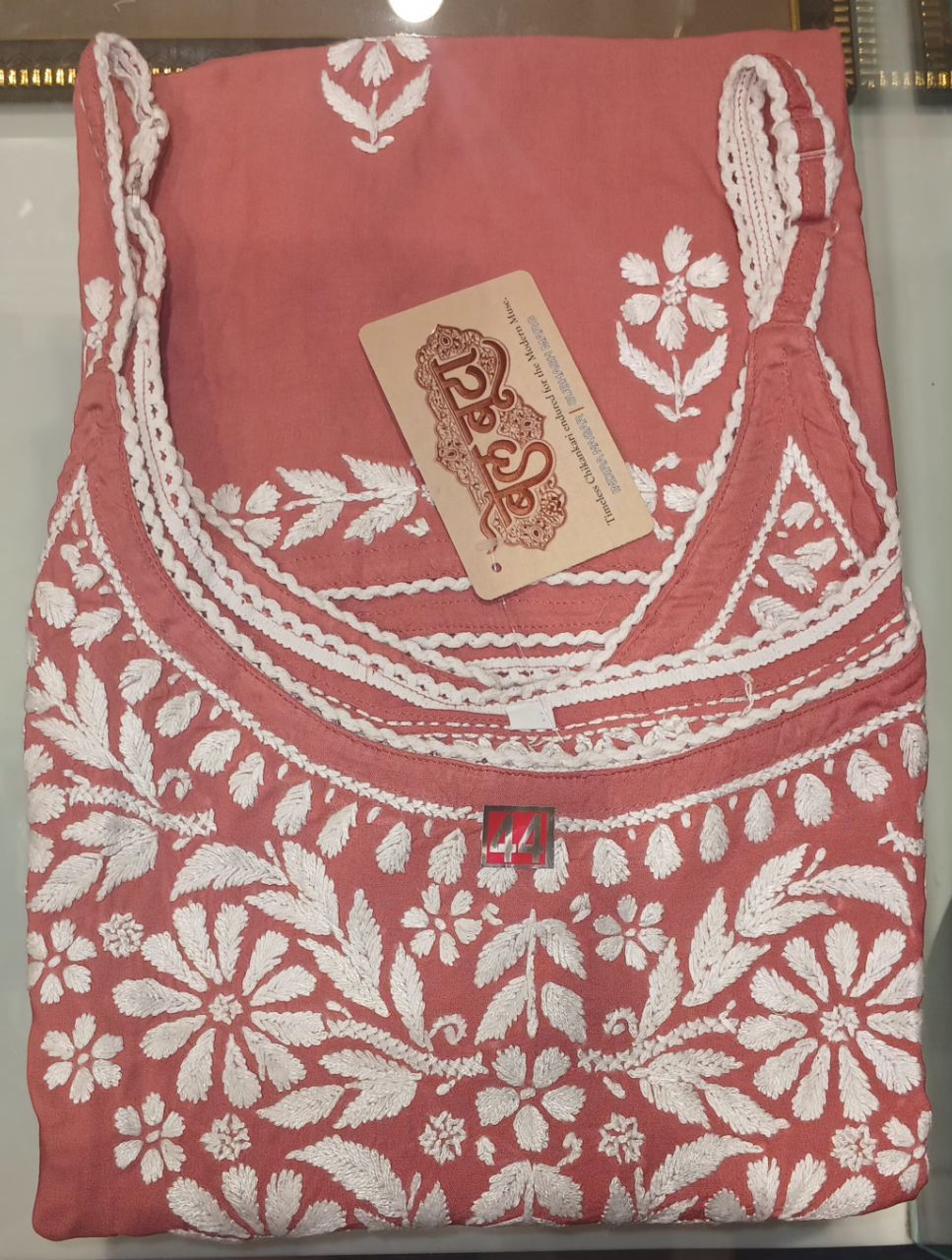 Noodle Strap Chikankari Top by Bel Boota view 2