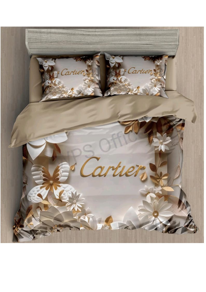 Cartier Floral Bedsheet Set