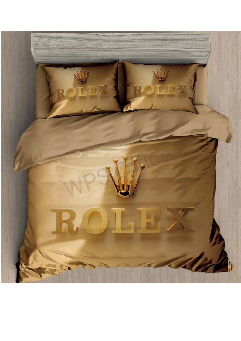 Gold Satin Bedsheet Set
