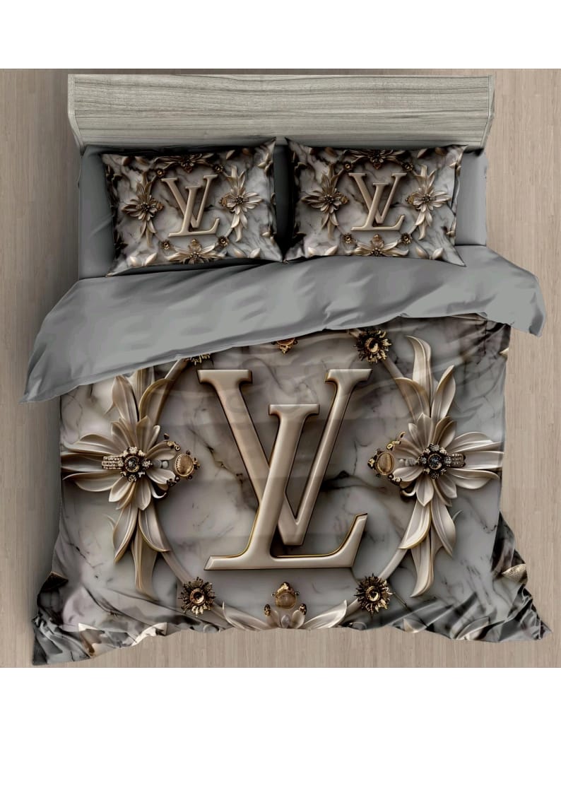 Luxury Floral Print Bedsheet Set
