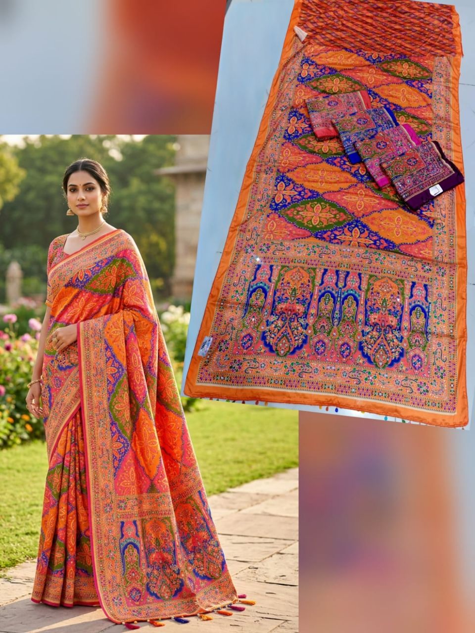 Elegant Printed Saree