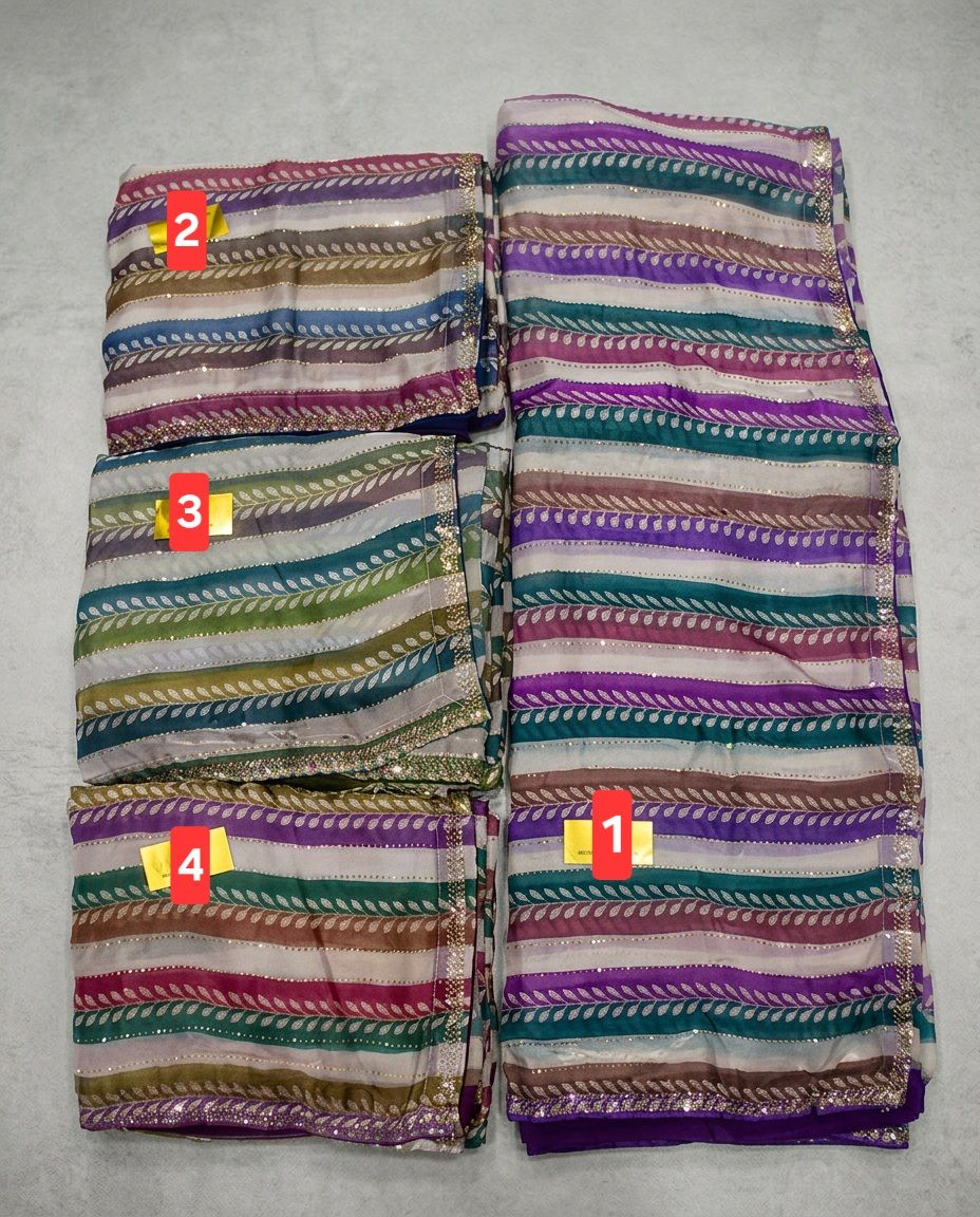 Digital Print Saree view 2