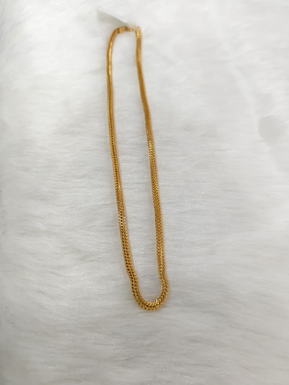 Gold Plated Necklace Box Chain view 4