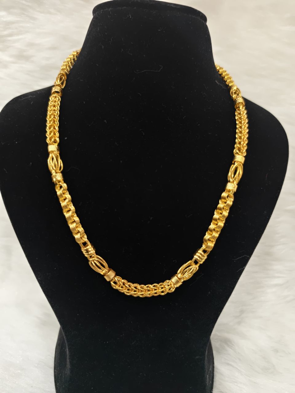 Designer Indo-Italin Chain And Fancy Hollow Chain view 4