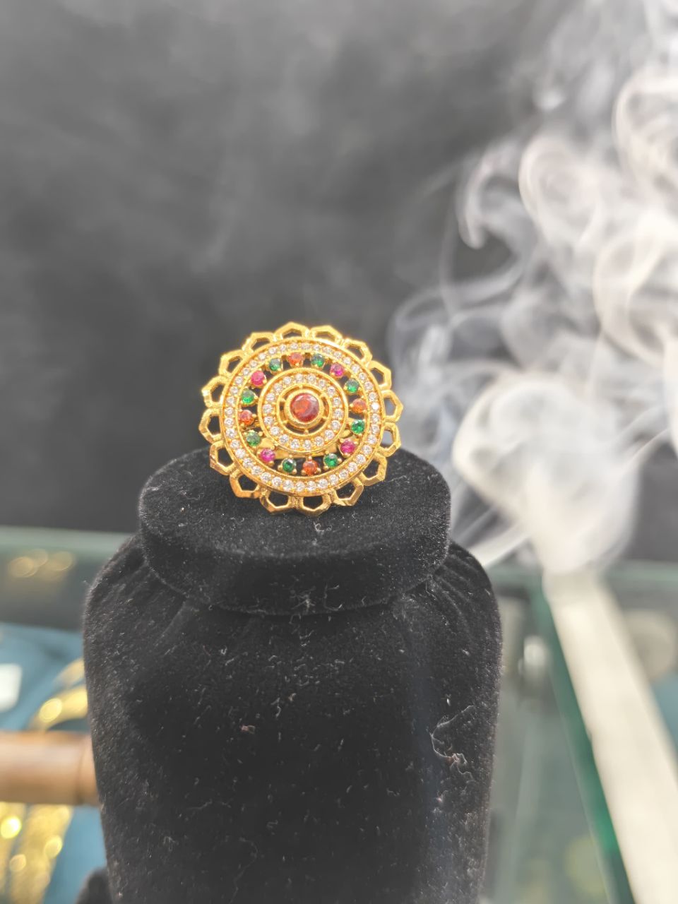 Colorful Stone Ring view 2