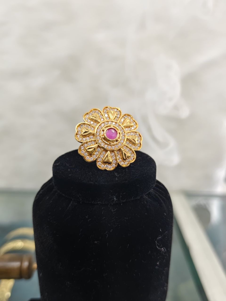 Flower Design Ring view 2