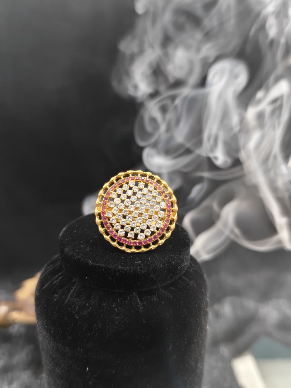 Gold Plated Designer Ring view 3