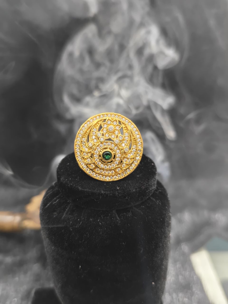 Rajasthani  Cocktail Ring view 2