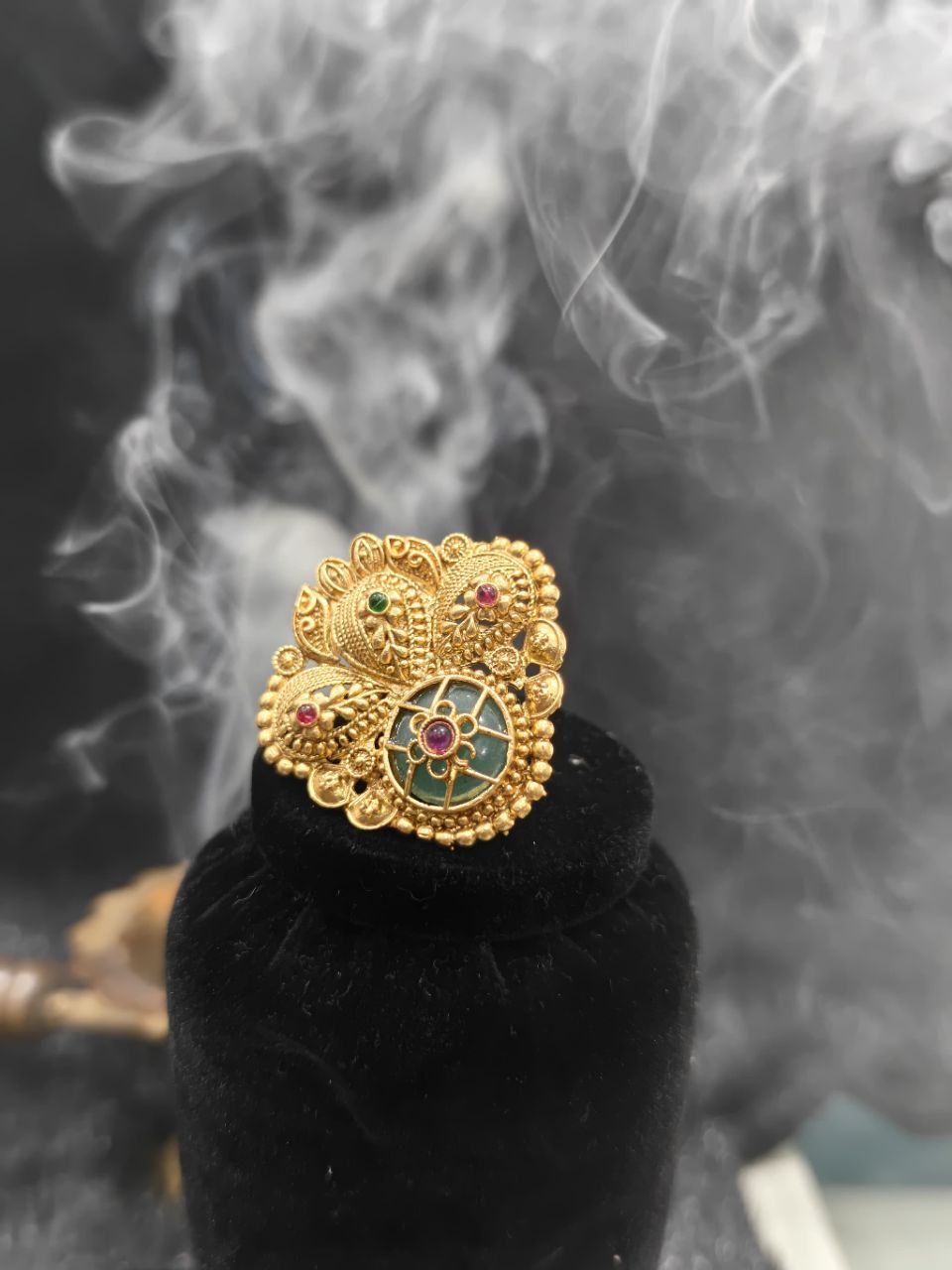 Temple Jewellery Cocktail Ring view 2