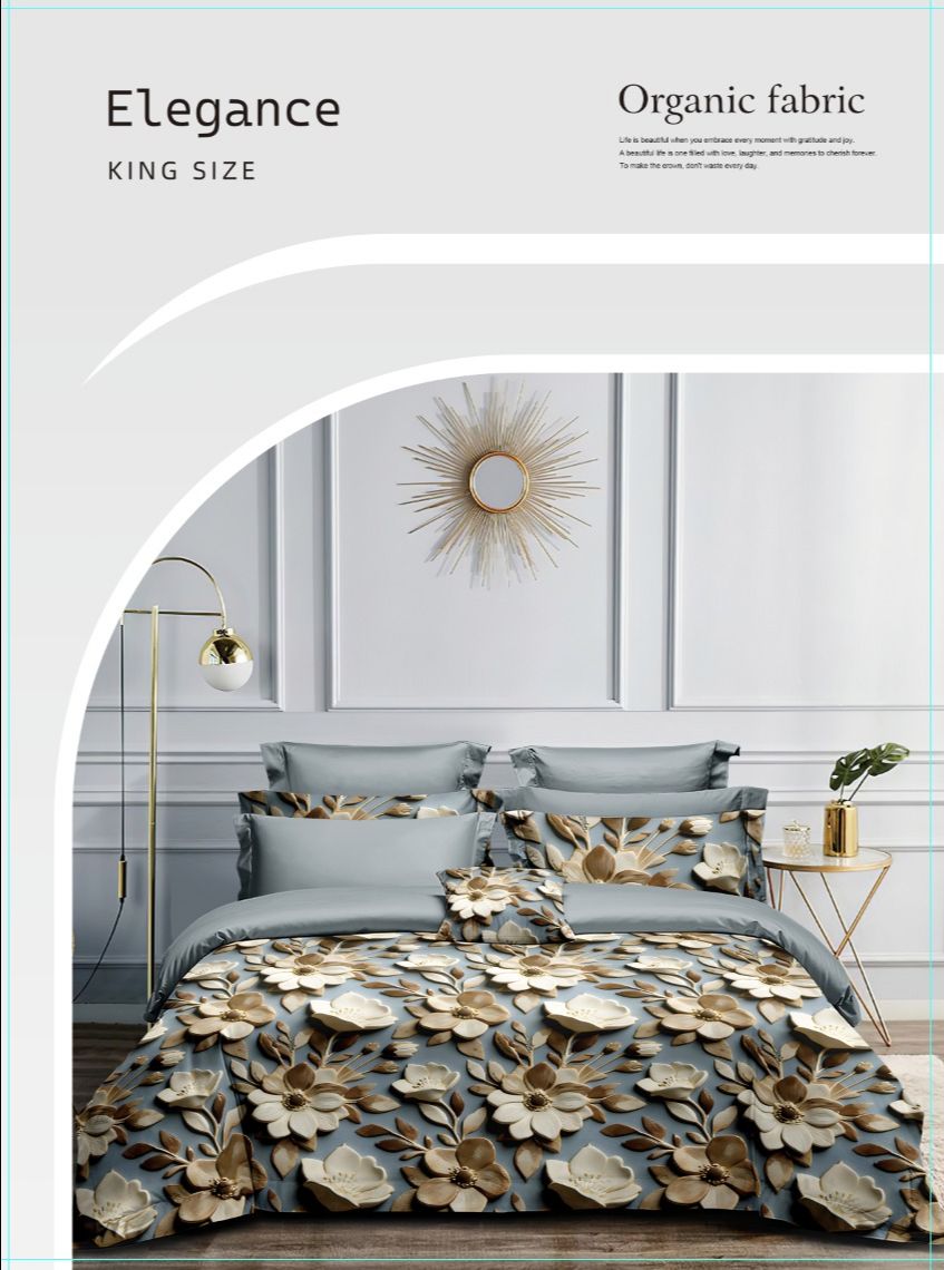 Elegance King Size Bedsheet Set. Buy 1 Get 1 Free view 6