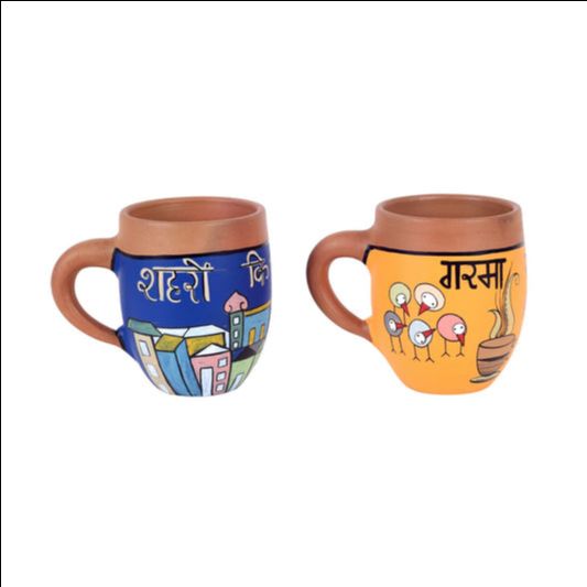 Terracotta Colorful Mugs view 2