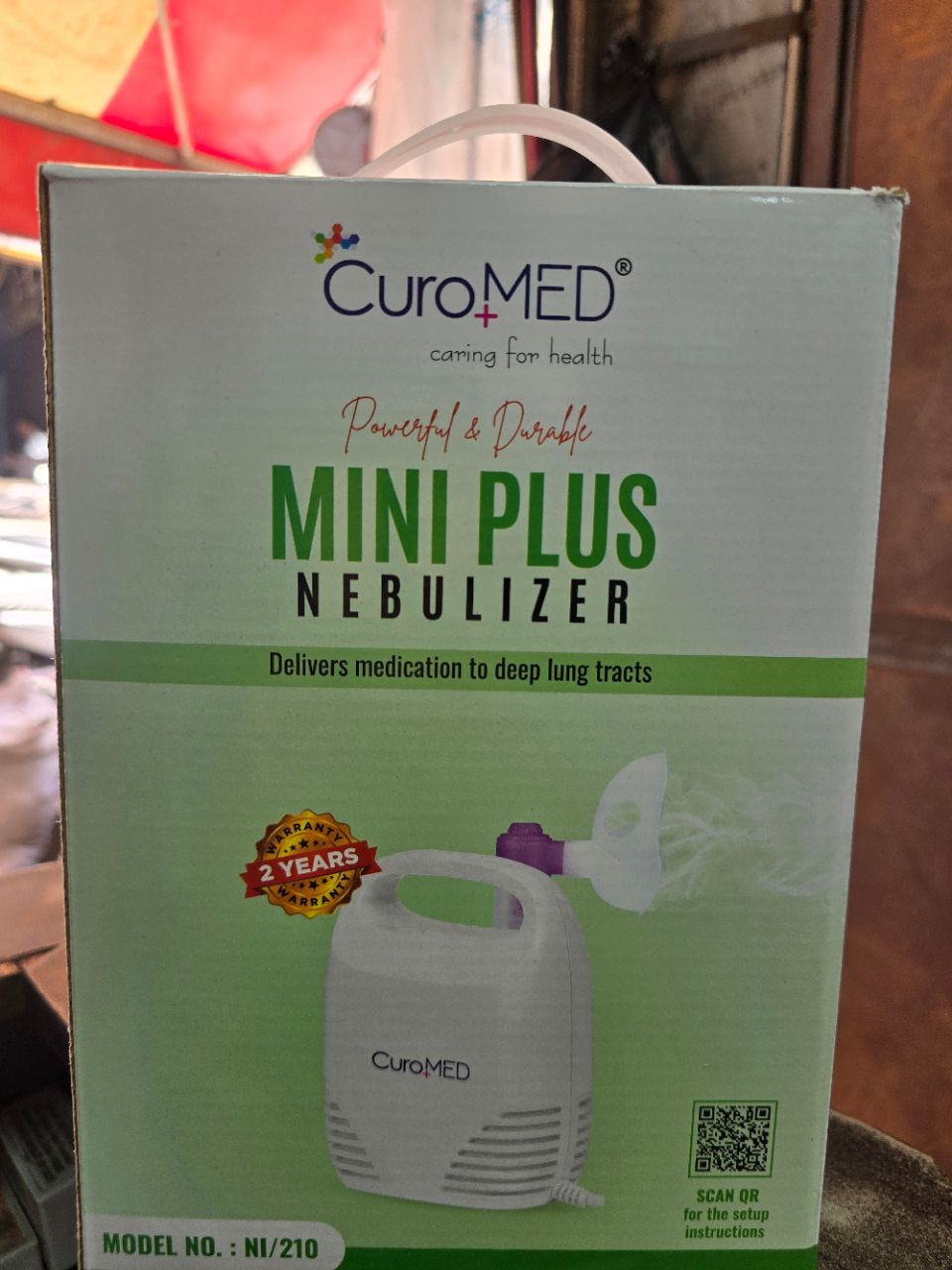 CuroMED Mini Plus Nebulizer view 2