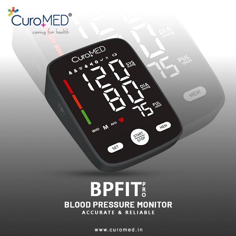 CuroMED BP Fit Pro Blood Pressure Monitor view 2