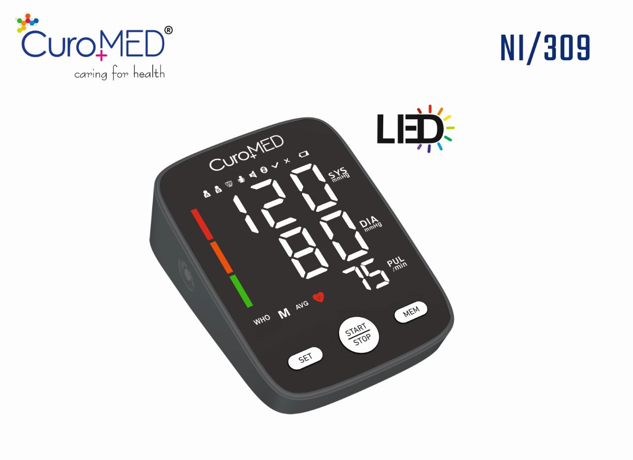 CuroMED BP Fit Pro Blood Pressure Monitor view 3