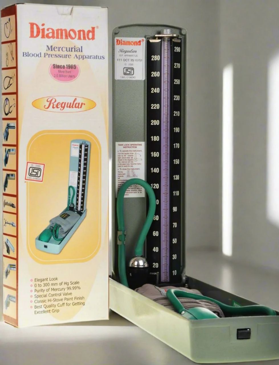 Diamond Mercurial Blood Pressure Apparatus view 3