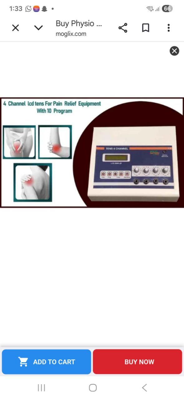 TENS 4 Channel Digital LCD Machine view 3