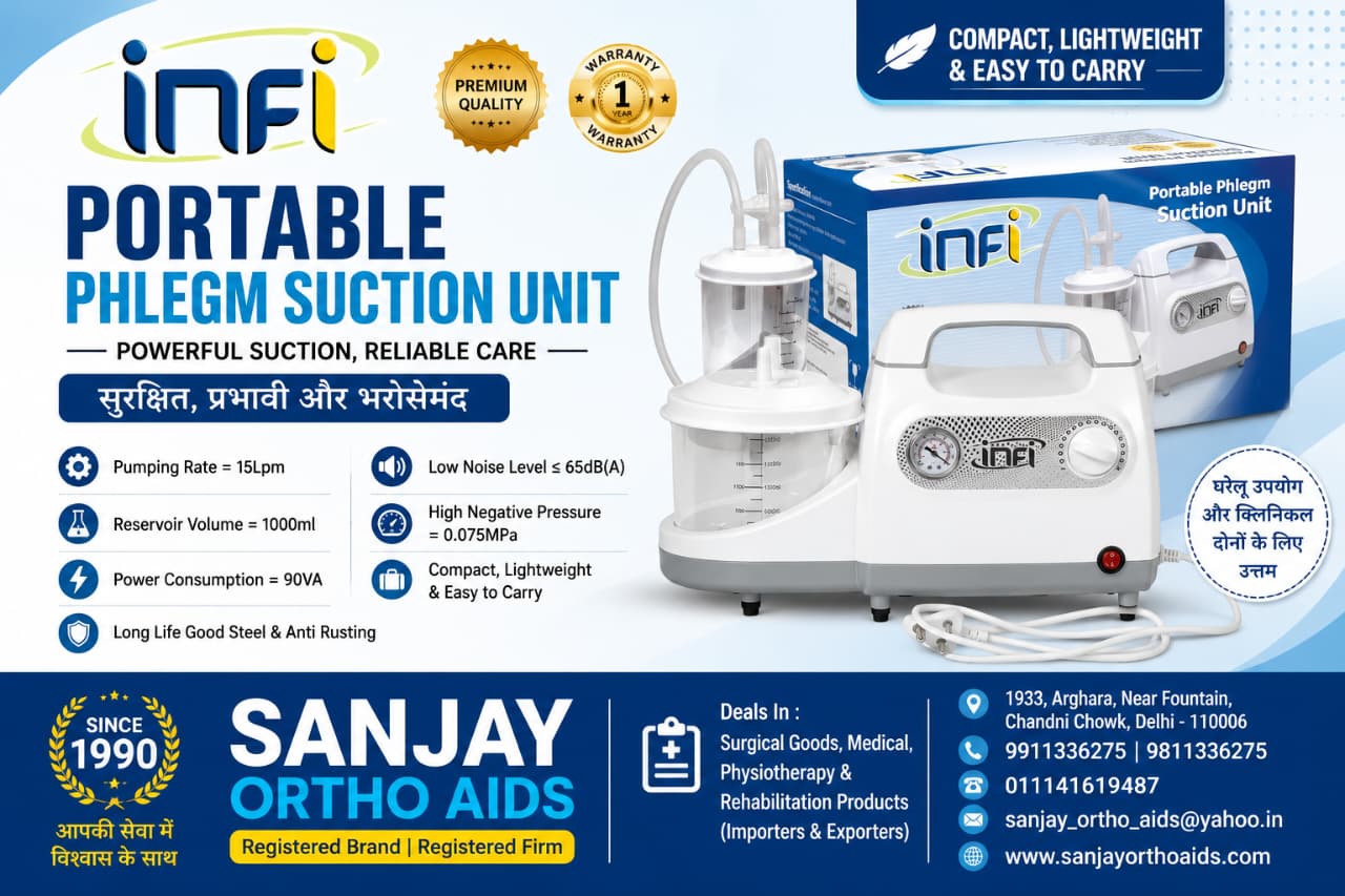 INFI Portable Phlegm Suction Unit