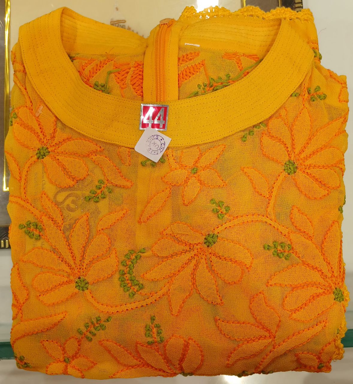 Chikankari Crop Top by Bel Boota view 10