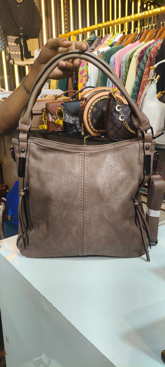 Leather Shoulder Bag view 4