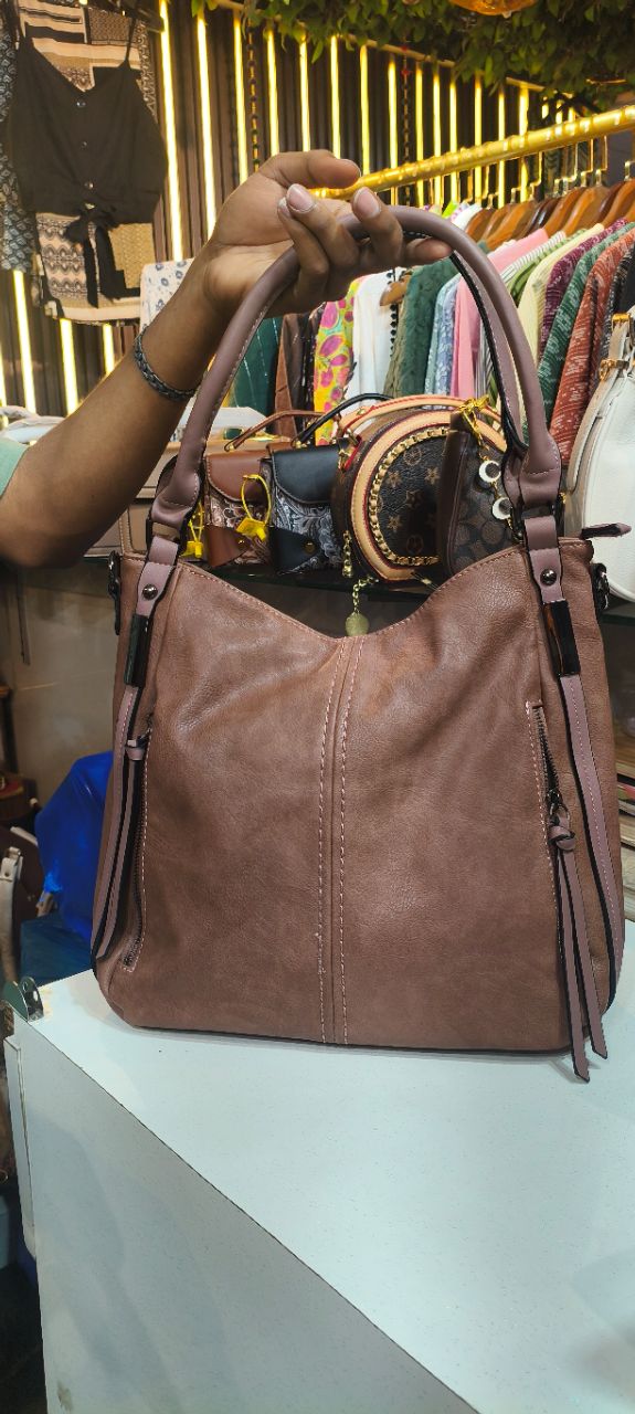 Leather Shoulder Bag view 2