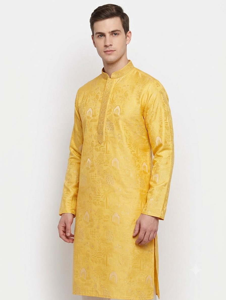 Premium silk Kurta Lexus view 3