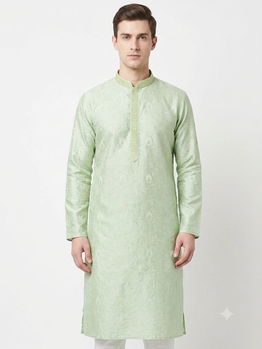 Premium silk Kurta Lexus view 6