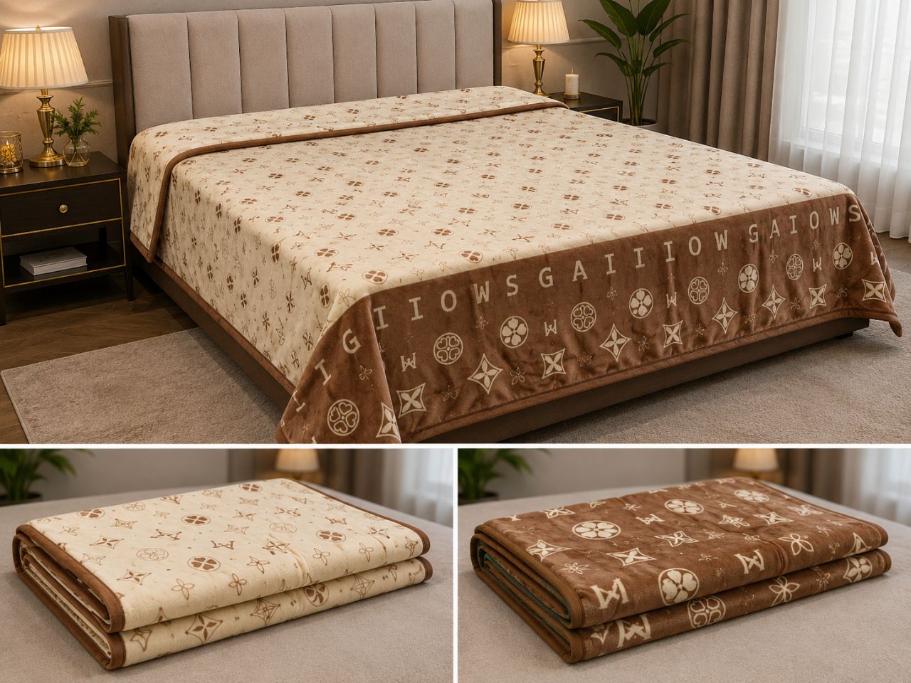 Reversible AC Double Bed Blanket – Premium Luxury Design view 6