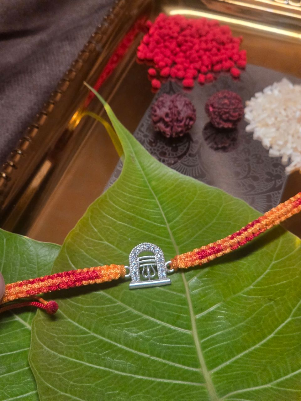 Shiva Rakhi With Thread