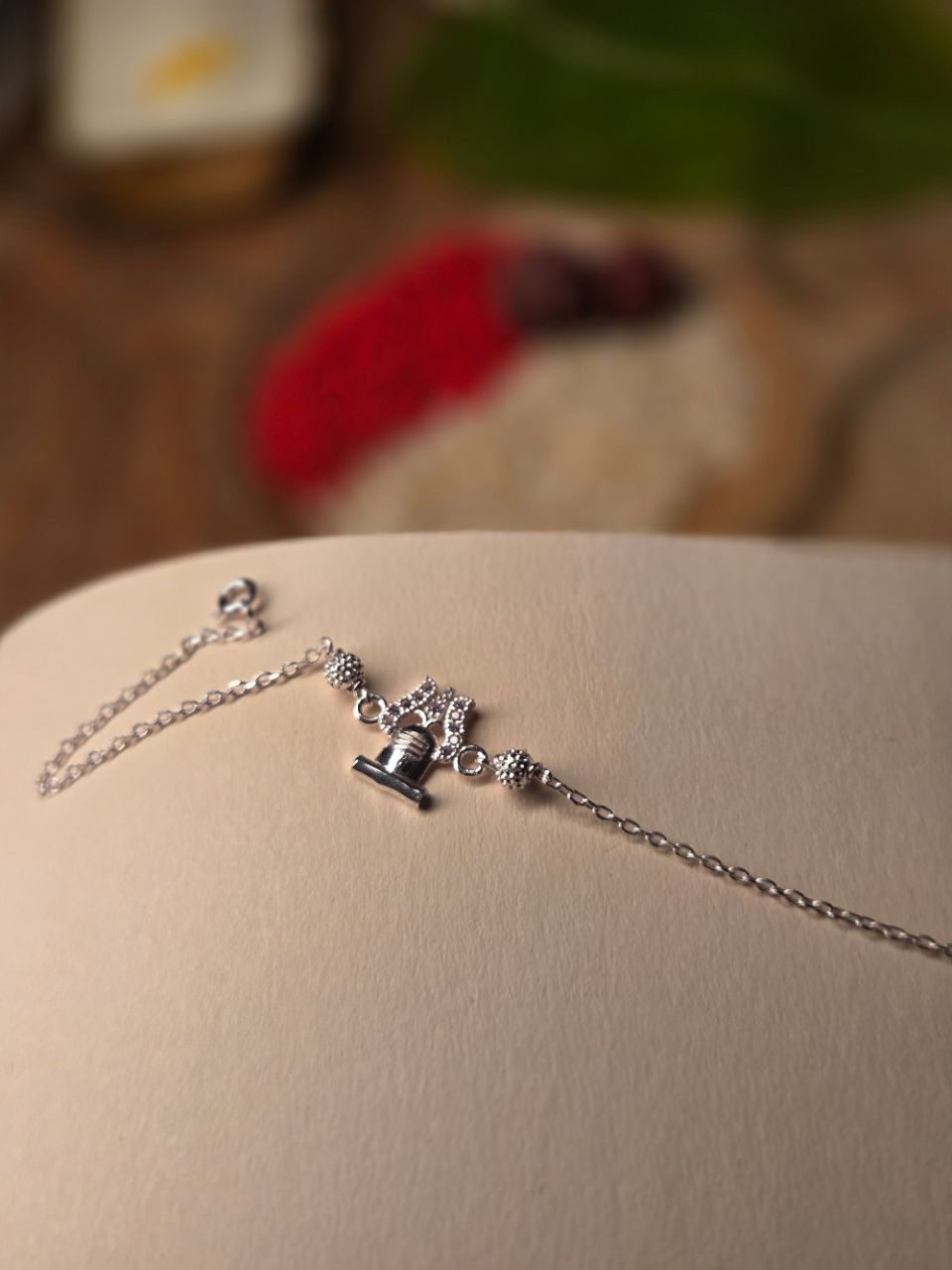 925 Silver Rakhi With Shiva