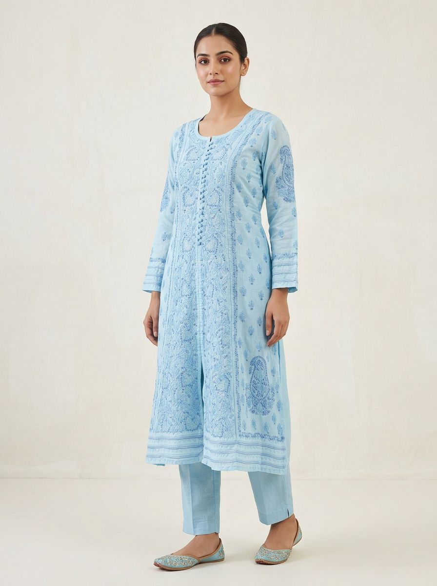 Kalidar Kurta By Bel Boota view 3