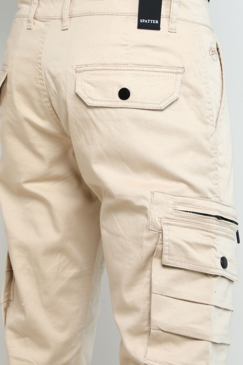 Khaki Cargo Pants view 6