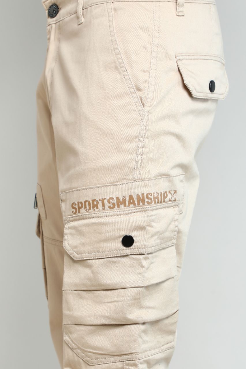 Khaki Cargo Pants view 8
