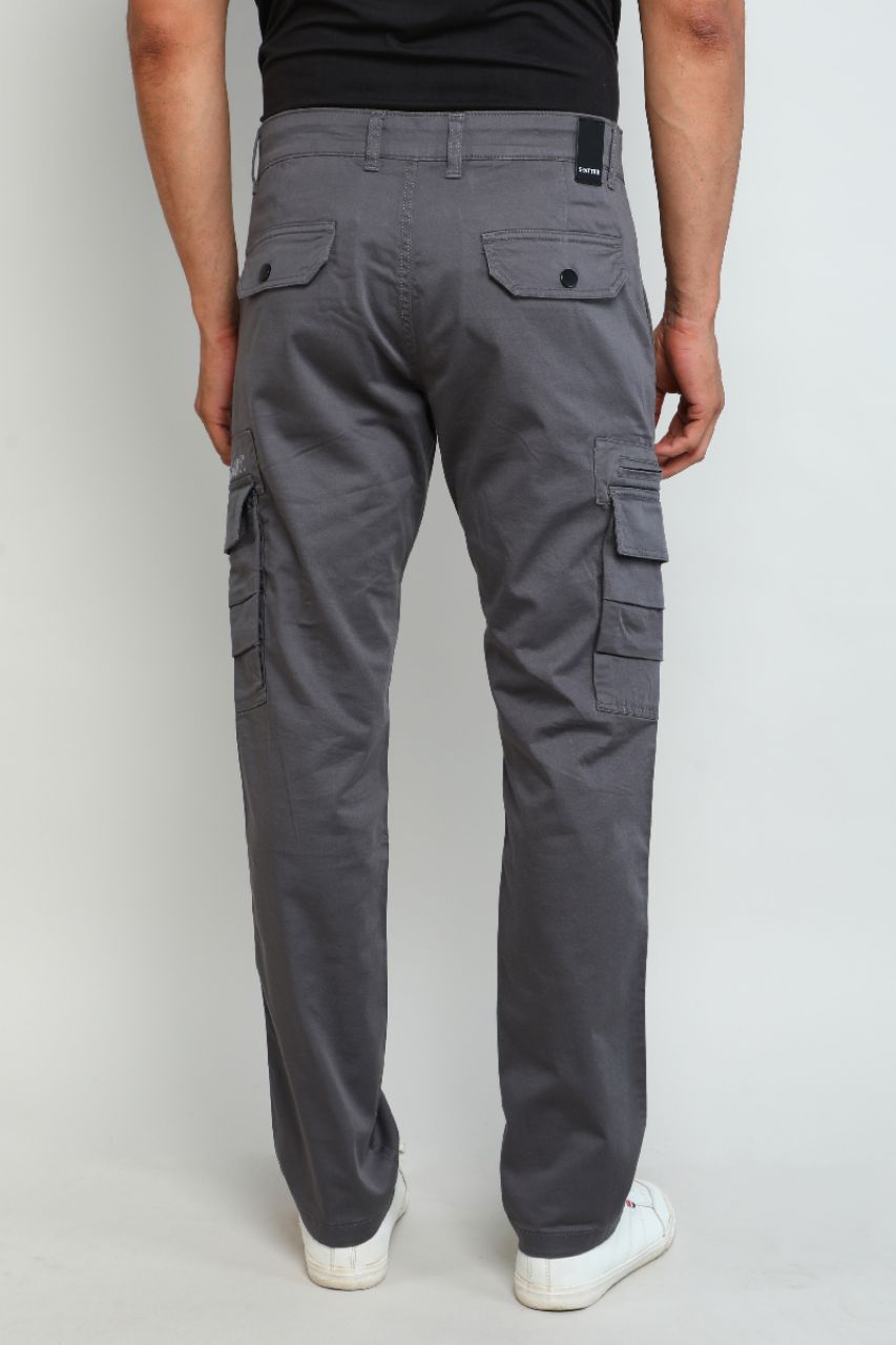 Grey Cargo Pants view 5