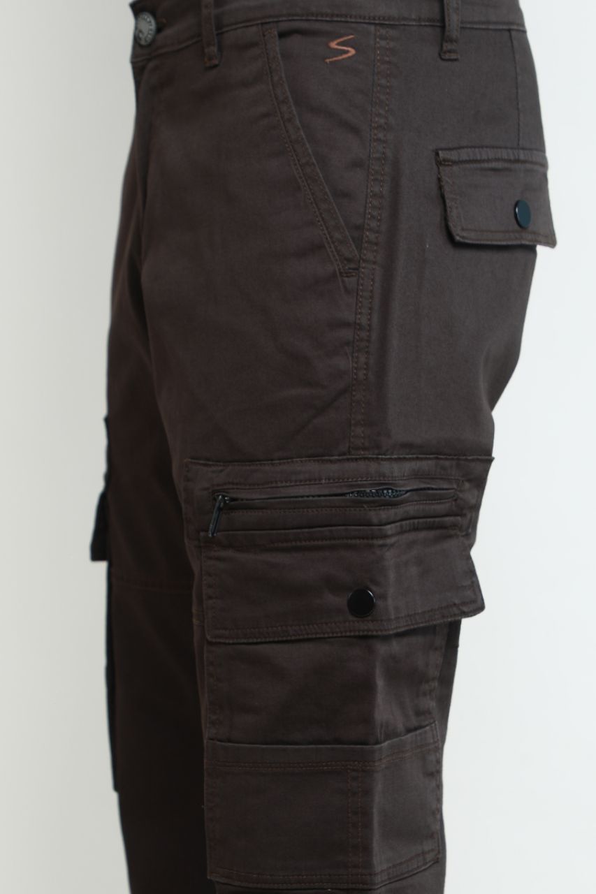 Dark Green Cargo Pants view 8