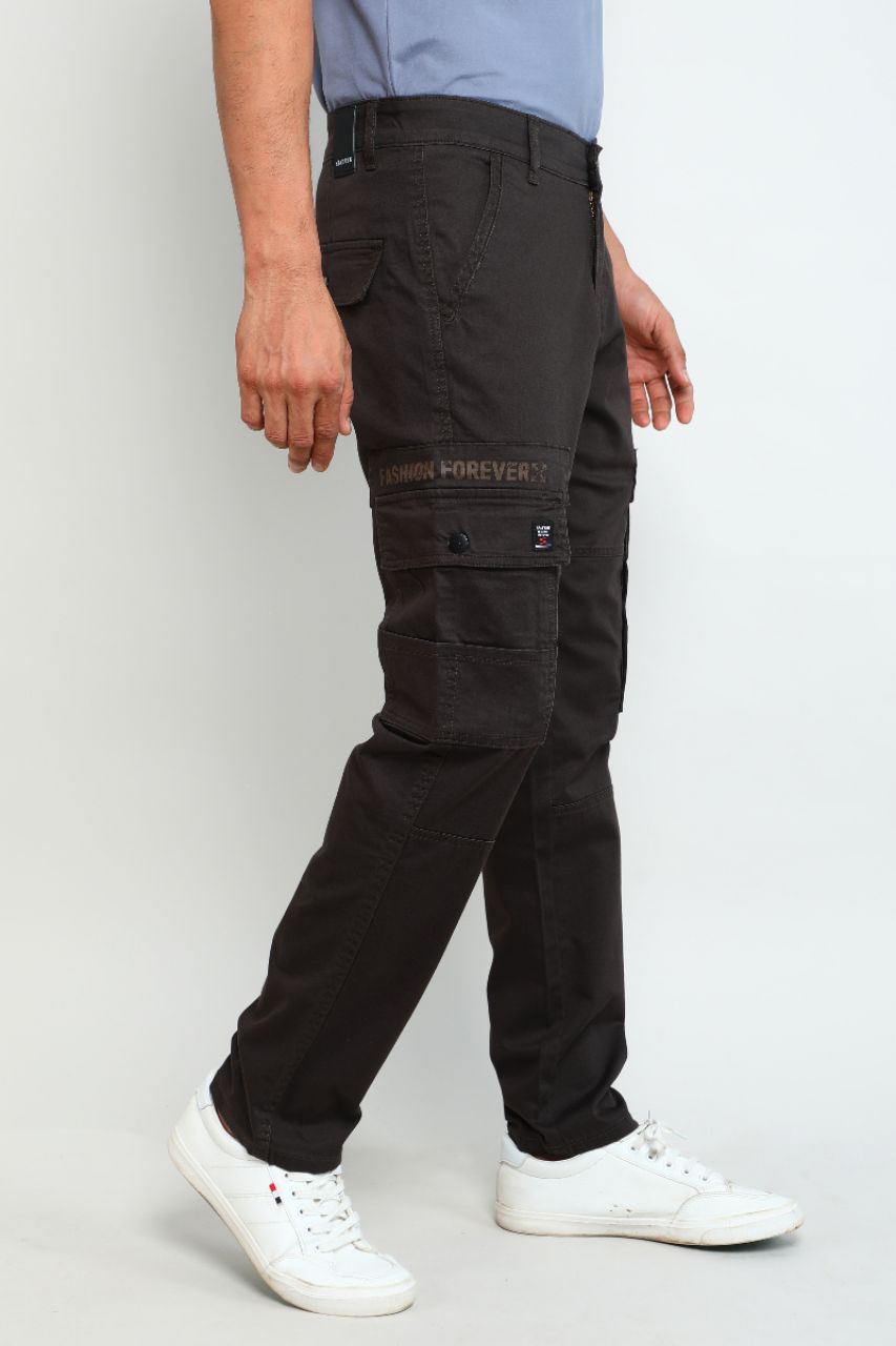 Dark Green Cargo Pants view 4